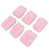 12pcs Heatless Coral Fleece Hair Rollers Hair Curlers DIY Curl Hair Styling Tools Pink