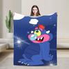 My Pet Monsters Cartoon Stuff Blankets Lightweight Thin Coral Fleece Plush  Throw Blanket Relax Plush Thin Quilt