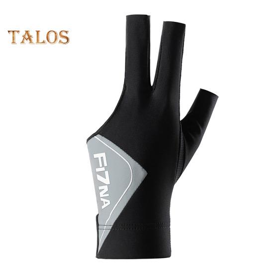 1 шт. Перчатка для бильярда с эластичной застежкой-лентой, регулируемый дизайн, нескользящая, для левой руки, 3 пальца, для бильярда