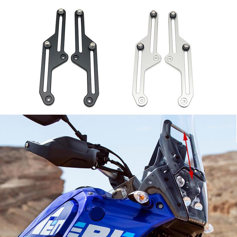 For YAMAHA TENERE 700 T700 T 700 Tenere700 T7 2019-2023 2022 Motorcycle Adjustable Windscreen Wind bracket Windscreen Adjusters