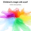 12 Pcs Dance Scarves for Kids Square Juggling Scarf for Babies Toddlers Children Music Rhythm Movement Accessories for Magic Tricks Performance