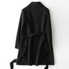 Small Spring, Autumn and Winter New Double-sided Woolen Cashmere Coat Women's Medium and Long Woolen Coat