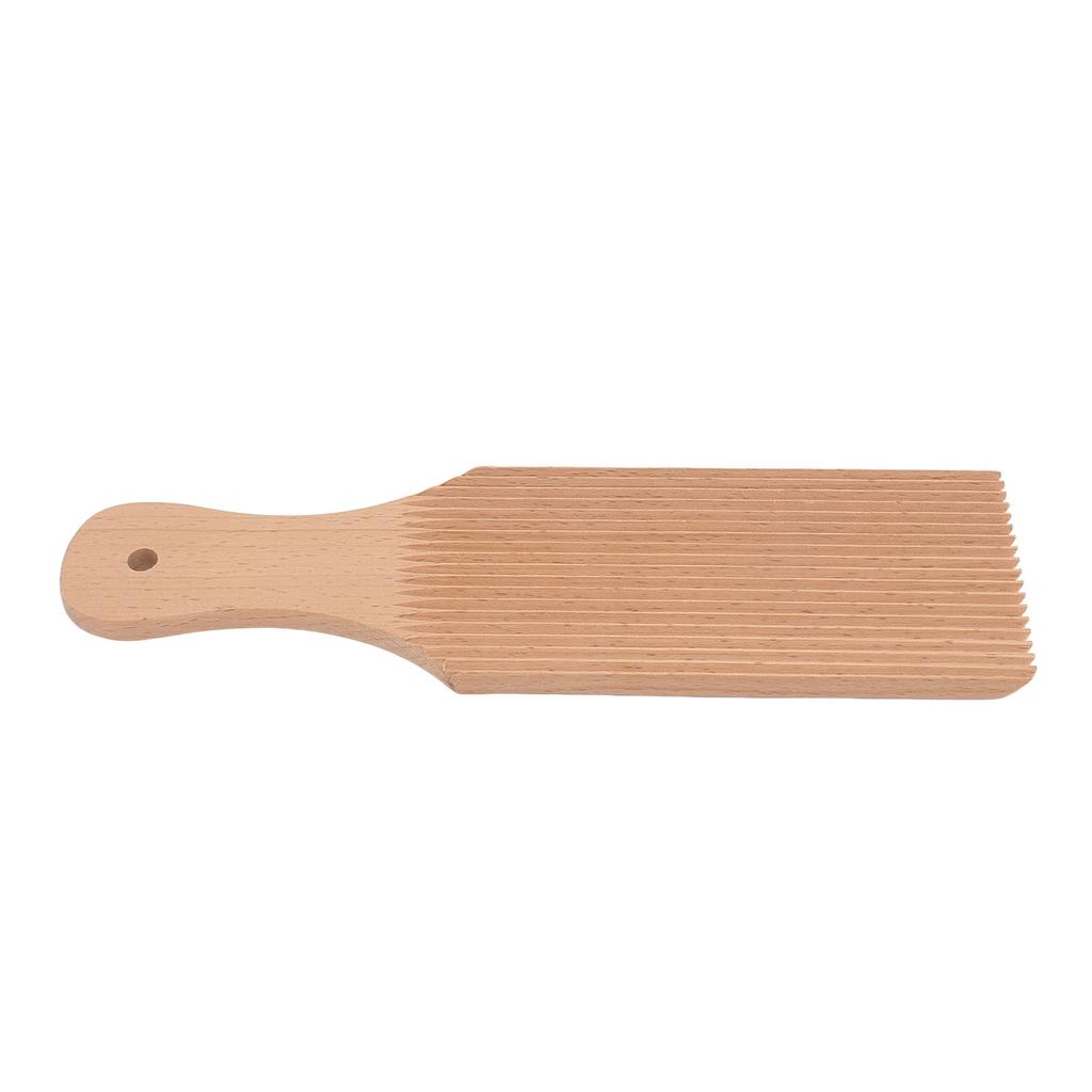 Gnocchi Board Perfect Curved Pattern Easy Grip Handle Beechwood Gnocchi Paddle Pasta Making Tool