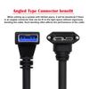 Xiwai 90-градусный USB A папа-хост к штекеру с фиксирующими винтами и передачей данных 5 Гбит/с для дисковых камер, угловой 3.0 Micro-B 3.0 панельный, кабель, 25 см,