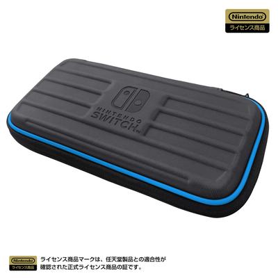 Лицензированный прочный чехол для Nintendo Switch Lite x с Nintendo Switch [Продукт Nintendo] (Черный Синий) [Совместимый Lite]