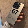 Роскошный Чехол Six Seven 67 Для iPhone 16 15 Чехол iPhone 13 12 14 11 Pro Max 16 Plus 16E 17Air Силиконовый Ударопрочный Чехол