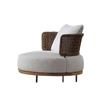 Teak Rattan Outdoor Sofa Set - Waterproof & Sun Protected Garden Furniture