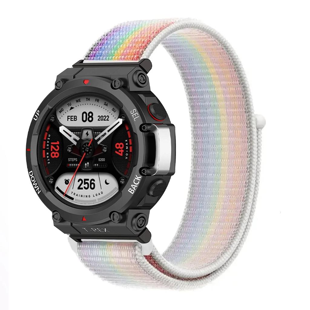 Нейлоновый ремешок-петля для умных часов Huami Amazfit T-REX 3/2, женский/мужской браслет для Amazfit T-Rex/T-Rex Pro, ремешок на запястье Correa