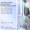 Ирригатор для полости рта, USB перезаряжаемая ирригатор для воды, портативный стоматологический 4 насадки, водоструйный очиститель для зубов