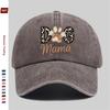 pc Vintage Paw Print and ClawShaped Letter Print Baseball Cap with DOG Lettering Home Casual Printed Design Leisure Hat Tr