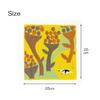 Kusubashi Monori morita MiW Gauze Pile 25 x 25 cm Handkerchief, Anteater, Yellow, A-66646-86-Y,