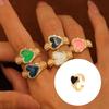 Elegant Finger Rings Party Accessories Heart Shape Weddings Rings Alloy Texture Suitable for Fashion Casual Looks