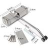 Morse Stainless Steel Adjustable Surface Mounted Automatic Spring Closing Door Closer