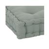 Coussin de sol - Horizon - 40 x 40 cm - Coton recyclé - Vert celadon - Non déhoussable