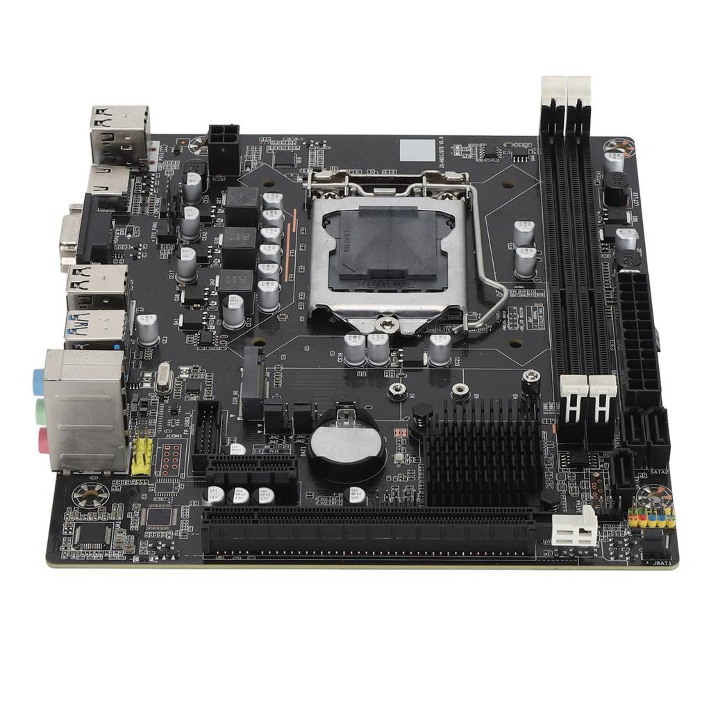 Материнская плата для настольного компьютера H61C LGA 1155 Pin DDR3 Двухканальная игровая материнская плата Компьютерная материнская плата с 4 USB2.0 2