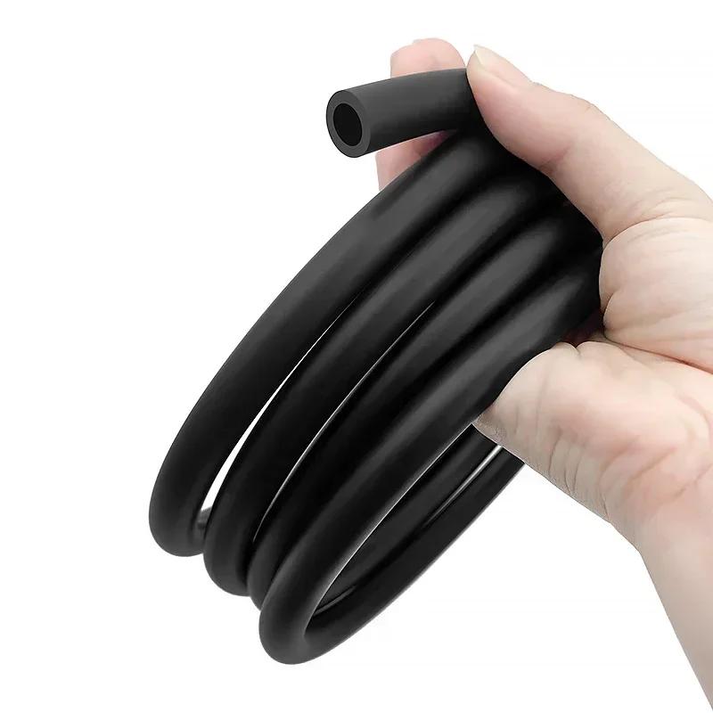 2M Black Nitrile Rubber Hose ID 2/3/4/5/6/7/8/9/10/mm Suitable for petrol and diesel Flexible soft hose Oil resistant