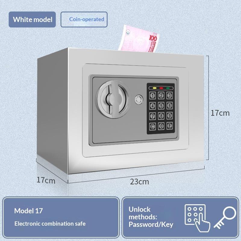Compact Small Digital Safe Box Password Lock 1PC Anti-Theft Piggy Bank Portable Cash Coin Storage Case for Travel Kids Gift Home