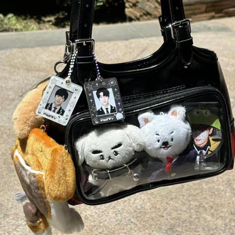 Универсальный японский итабаг: Повседневная сумка большой вместимости с застежкой на кнопку