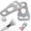 2x Camping Tent Guyline Rope Adjusters Stainless Steel Tensioners Tents Wind Buckles