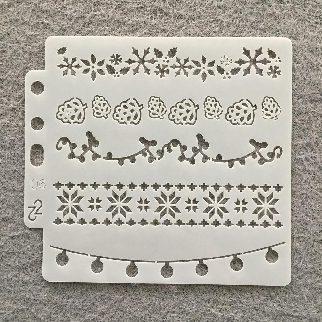 9 шт./лот 13 см Рождественский Санта-Клаус DIY многослойные трафареты для рисования раскраска для скрапбукинга тиснение альбом декоративный шаблон