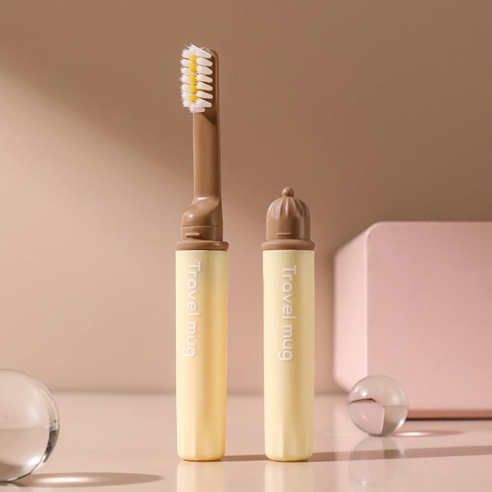 Plastic Folding Toothbrush Adults Children Tooth Brush  Travel Camping Hiking Outdoor Supplies