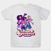 Мужская черная футболка с принтом Steven Universe The Movie Печать на трансферной бумаге без вырезания Хлопковая футболка
