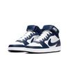 Nike Детские кроссовки Court Borough Mid 2 GS White Signal Blue Blue-Void CD7782-107