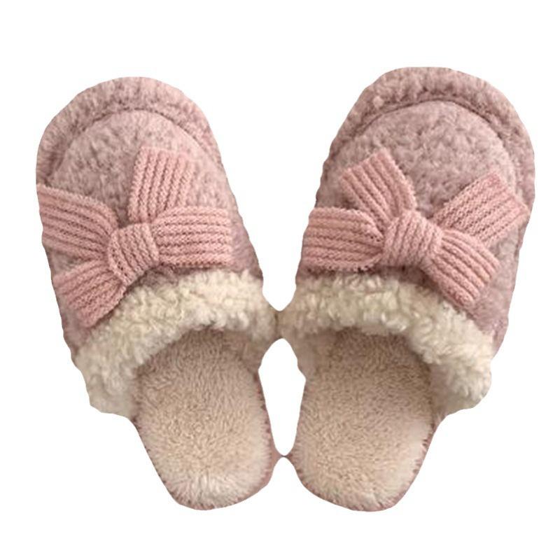 Хлопковые тапочки женские, осенние и зимние хлопковые тапочки, грязеотталкивающие, с толстой подошвой, нескользящие, супер мягкие, теплые домашние тапочки