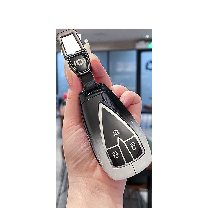 Чехол для ключей Changan Qiyuan A07 для моделей 25/24: 515 Elite, Флагман Premium 710 с металлическим корпусом и высококачественной пряжкой