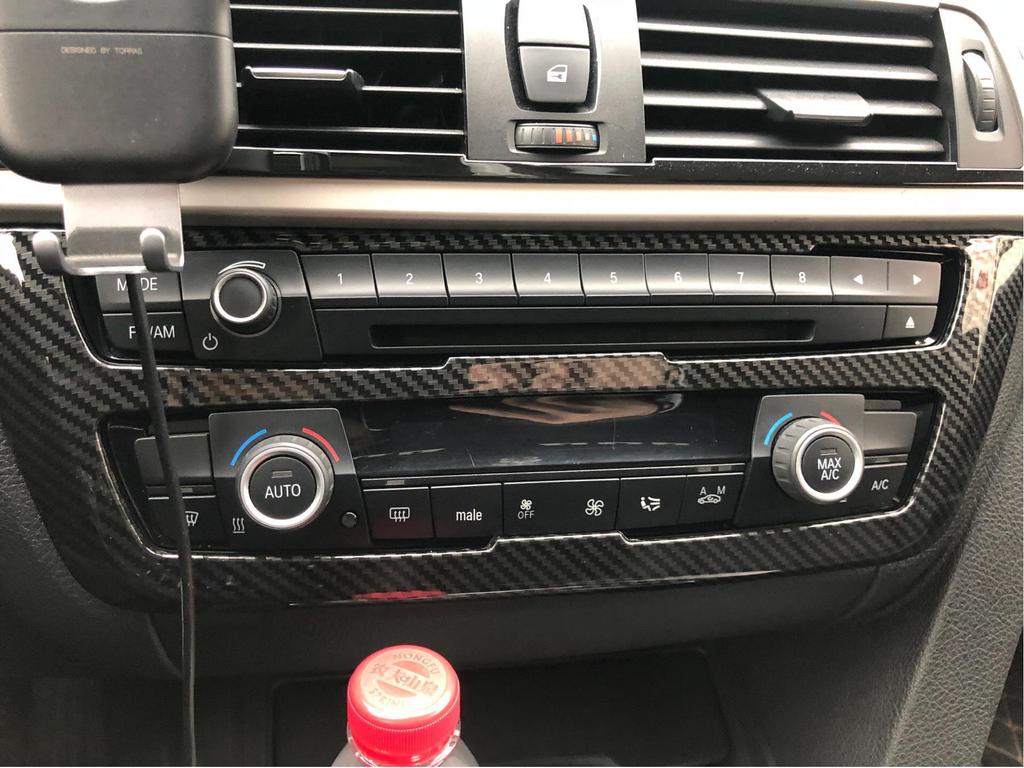 BMW 3 и 4 серии F30 GT Панель кондиционера центральной консоли Отделка из углеродного волокна