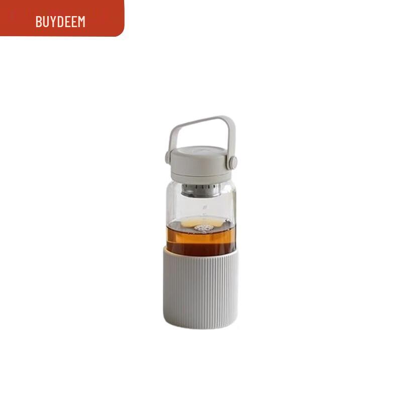 Buydeem Portable Tea Infuser Glass Cup