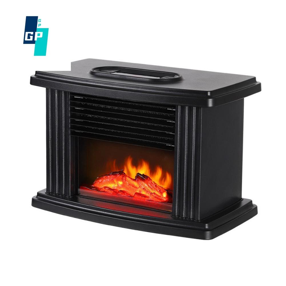 Электрический обогреватель для дома, 1000 Вт, мини-удобный вентилятор с пламенным теплым воздухом, вилка европейского стандарта