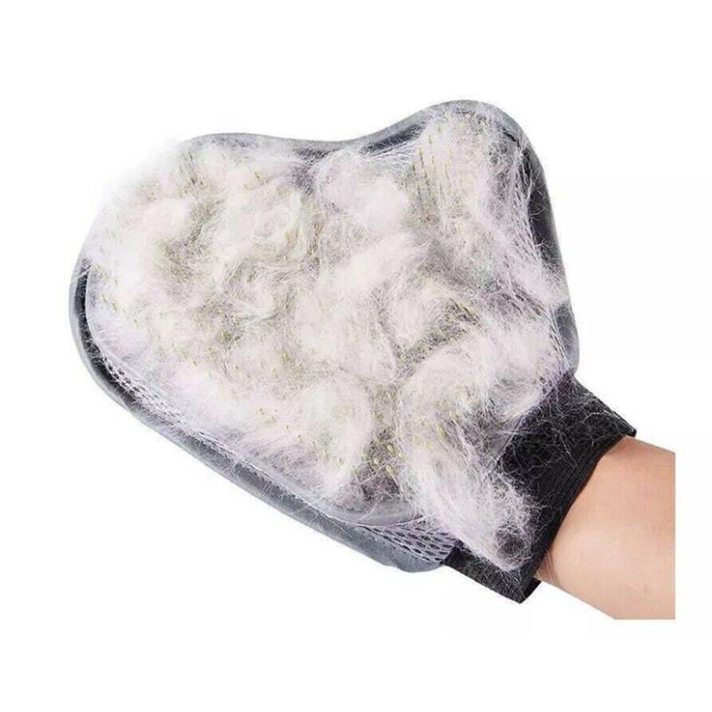 Pet dog cleaning gloves, beauty steel needle comb, pet cat hair removal, bathing, fur care and repair
