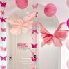 Colorful Artificial Butterfly Flowers Silk Photography Props NEW Flower Head  Wall