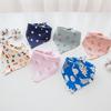 Baby Bibs Triangle Double Layers Cotton Baberos Baby Bandana Bibs Dribble Bibs Towel