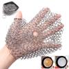 Kitchen Cleaning Ring Stainless Steel Cleaner Chainmail Scrubber Brush Pan Net Home Cookware Reusable Washing Net Cleaning Tool
