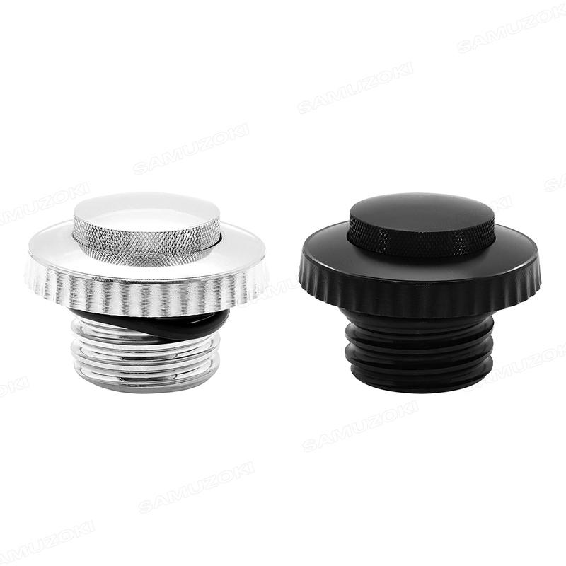 Motorcycle Black Pop Up Fuel Tank Cap Right Hand Thread Reservoir Gas Cap For Harley Dyna Softail Fatboy Touring Sportster XL883
