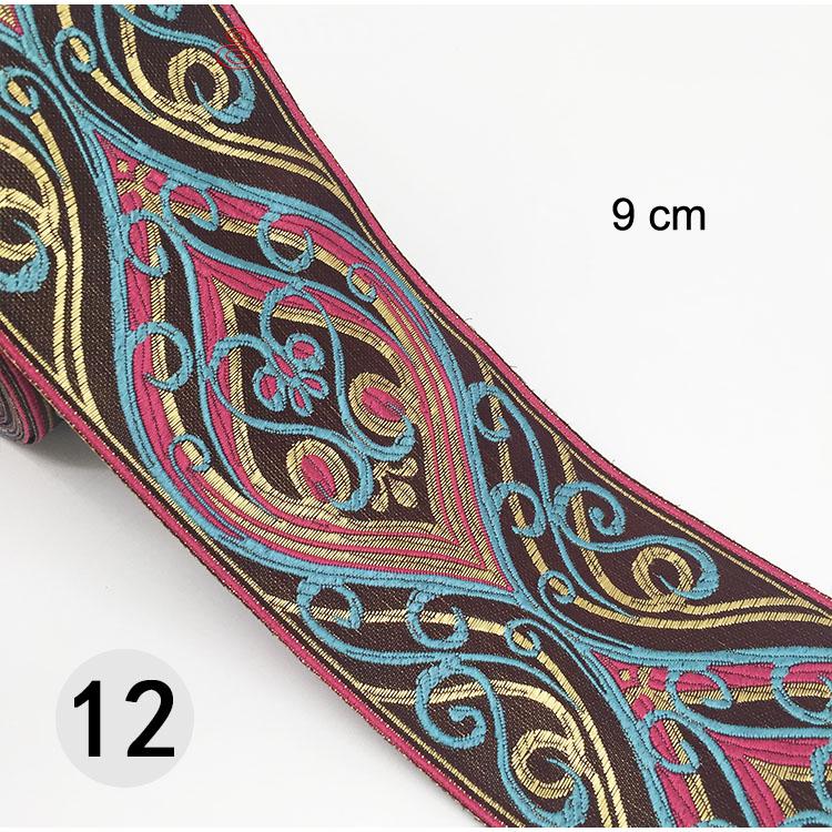 1 м красочная цветочная шотландская лента, рождественские ленты, кружевная ткань