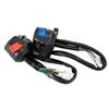 7/8inch Motorcycle Handlebar Switch Control 1 Pair Universal Waterproof Motorcycle Horn Turn Signal Headlight Control Switch