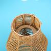 Hand Weave Lampshade Rattan Hanging Lamp Shade Cafe Hotel Ceiling Light Cover