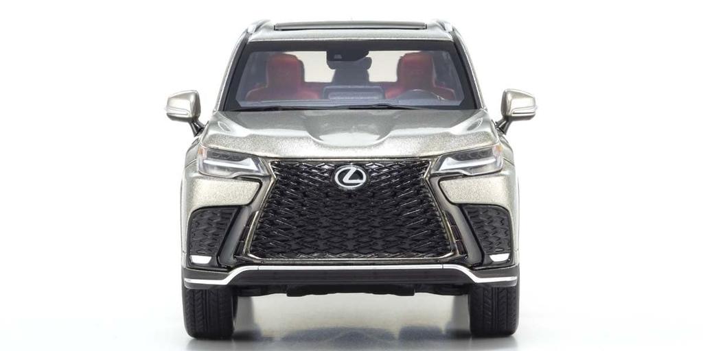 Kyosyo Original Lexus LX 600 F SPORT Titanium Только автомобиль Завершенный продукт 1/43 (Соник Ф/Экспорт LHD)