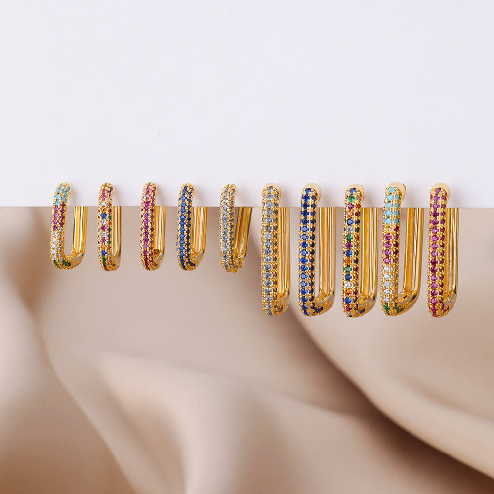 Роскошные серьги-кольца из циркония для женщин, блестящие серьги из нержавеющей стали, трендовые свадебные эстетические украшения, pendientes