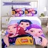 Kpop Demon Hunters Pattern Printed 3PCS Bedding Set, Soft Skin-Friendly Washable Duvet Cover & Pillowcases Set
