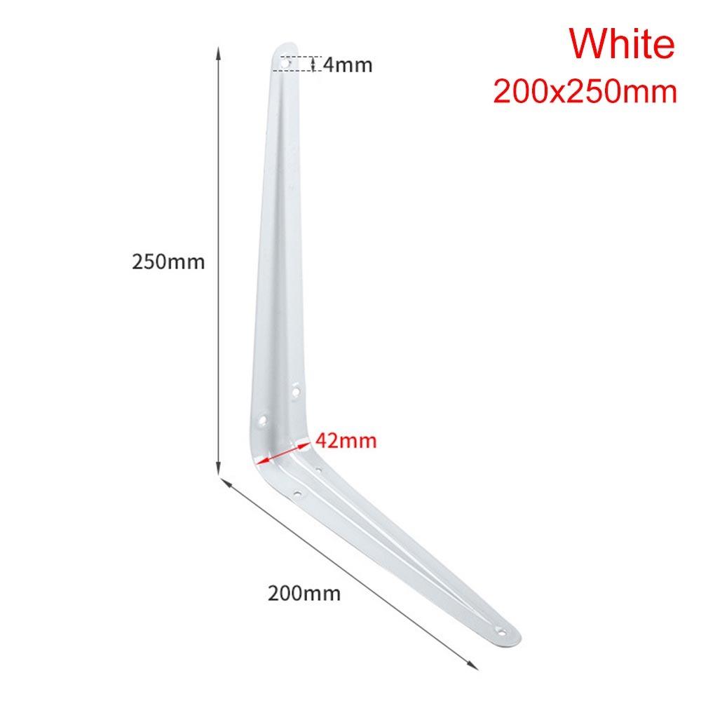 1 шт. Новый 4-14 дюймовый треугольный кронштейн-поддержка настенный подвесной L-образный монтажный кронштейн черный белый фиксированная полка угловая скоба