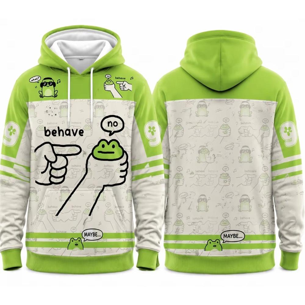 Retro Japanese-style 3D-printed Hooded Sweatshirt Autumn and Winter Pullover Sports Shirt Street Style Hip-hop Y2K Hoodie