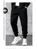 Men's Velvet-Enhanced Korean Style Casual Sports Suit – Trendy, Handsome Autumn/Winter One-Piece Sweater Set