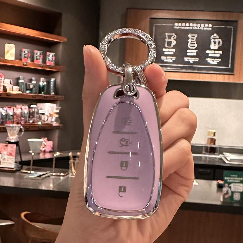 Чехол для брелока со стразовым шнурком для Chevy Chevrolet Malibu Equinox Traverse Camaro Cruze Blazer Volt Bolt Smart 4 кнопки