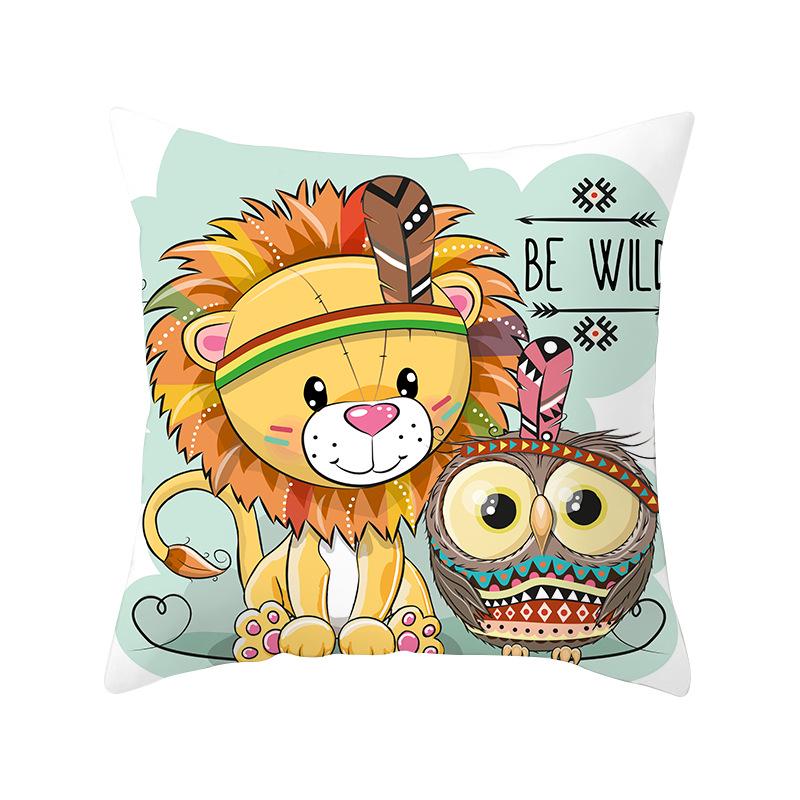 Сова Животное Скандинавский Принт Наволочка Диван Автомобиль Наволочка Чехол для Подушки