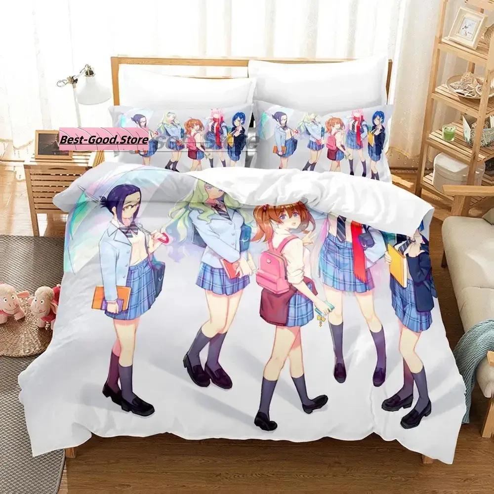 Комплект постельного белья Darling In The Franxx Single Twin Full Queen King Size Комплект постельного белья Aldult Kid Bedroom Duvetcover Sets 3D простыни