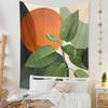 Tapestry Beach Bedroom Decor Background Leaves Sun Wall Hanging Tropical Plants Room